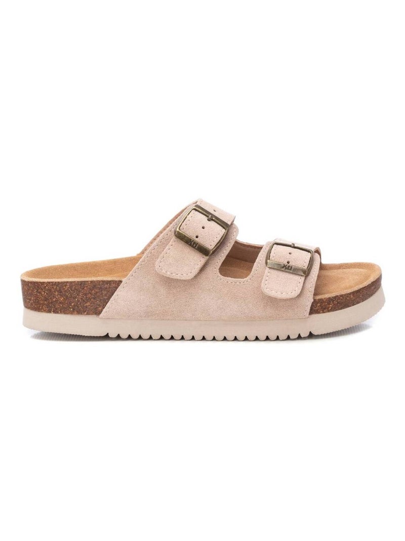 Sandales décontractées à enfiler Beige - Kiabi