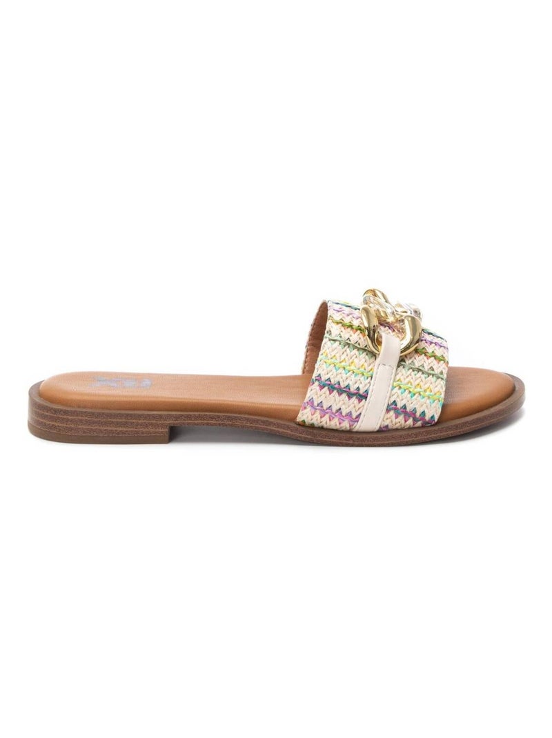 Sandales décontractées à enfiler Beige - Kiabi