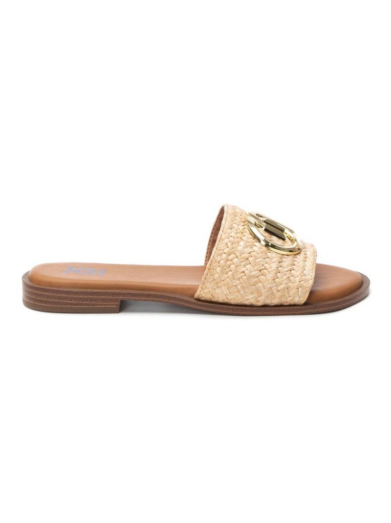 Sandales décontractées à enfiler Beige - Kiabi