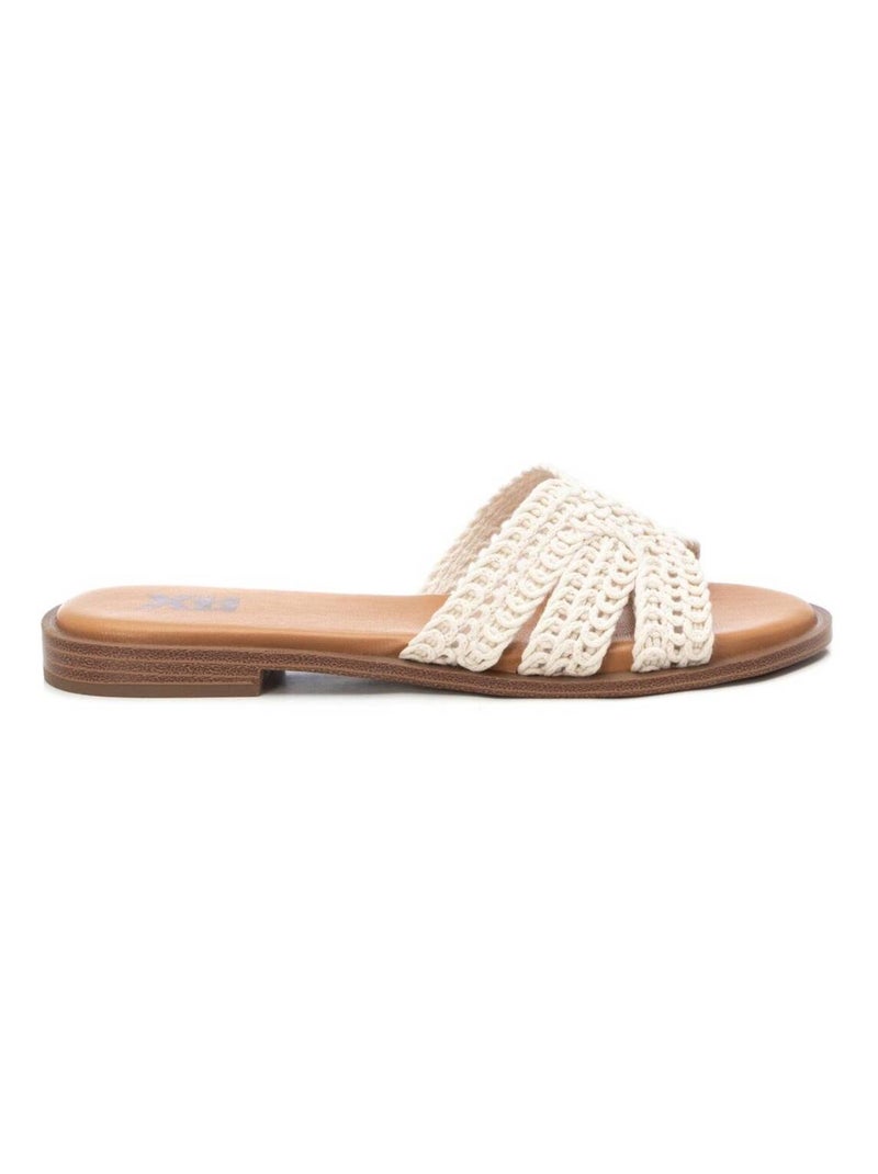 Sandales décontractées à enfiler Beige - Kiabi
