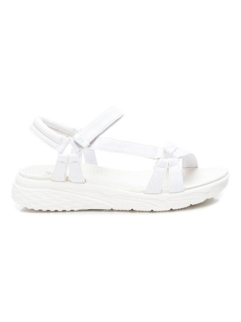 Sandales décontractées à sangle ajustable Blanc - Kiabi