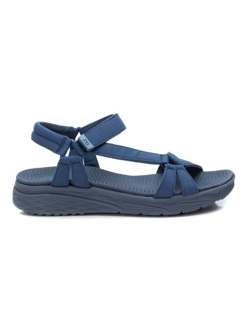 Sandales décontractées à sangle ajustable Bleu - Kiabi