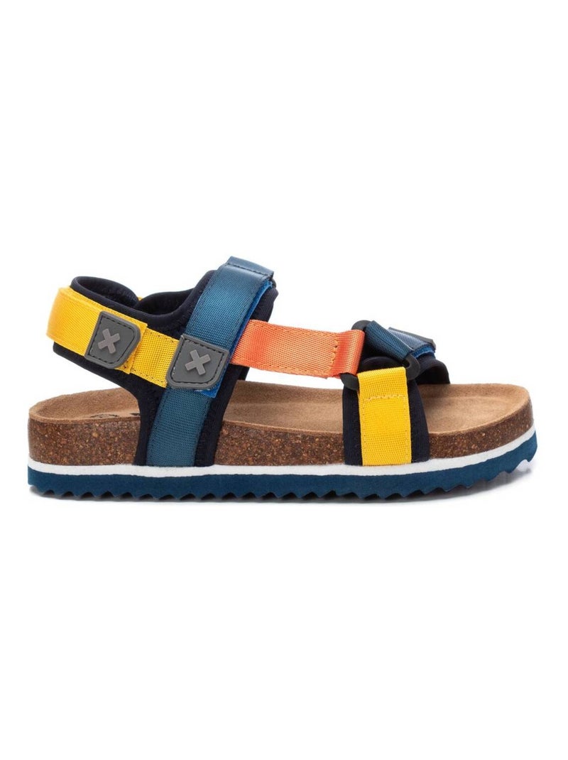 Sandales décontractées à sangle ajustable Bleu - Kiabi