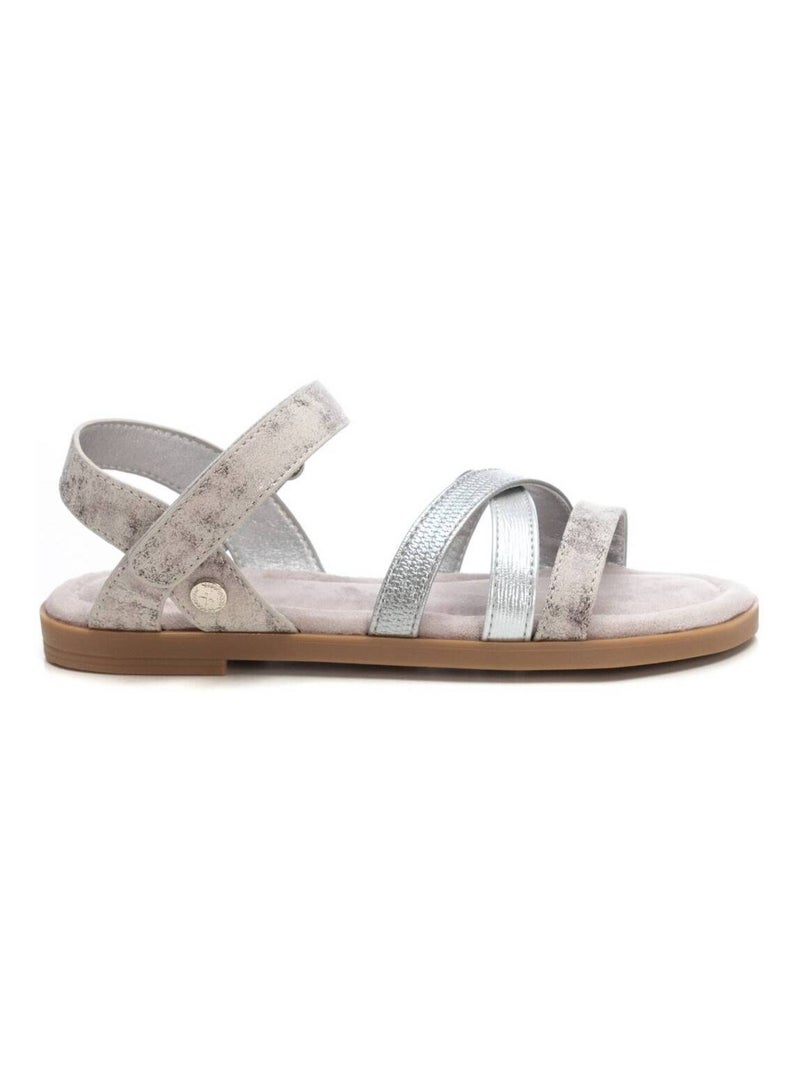 Sandales décontractées à sangle ajustable Gris - Kiabi