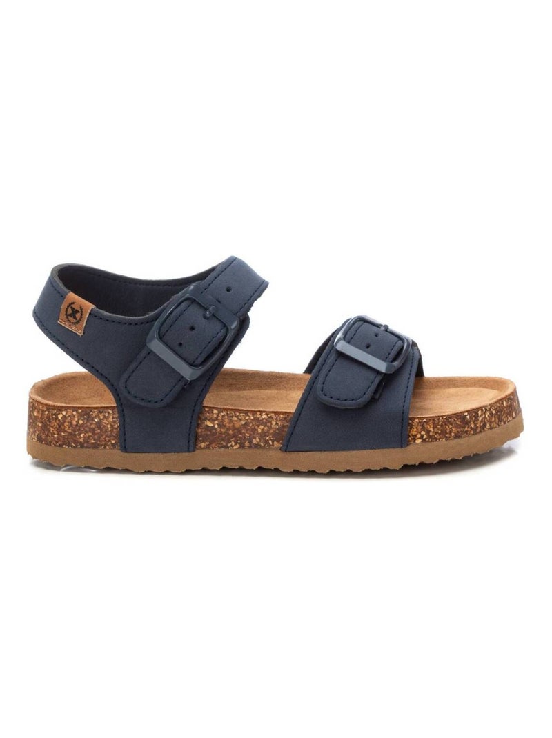 Sandales décontractées avec boucle Bleu - Kiabi