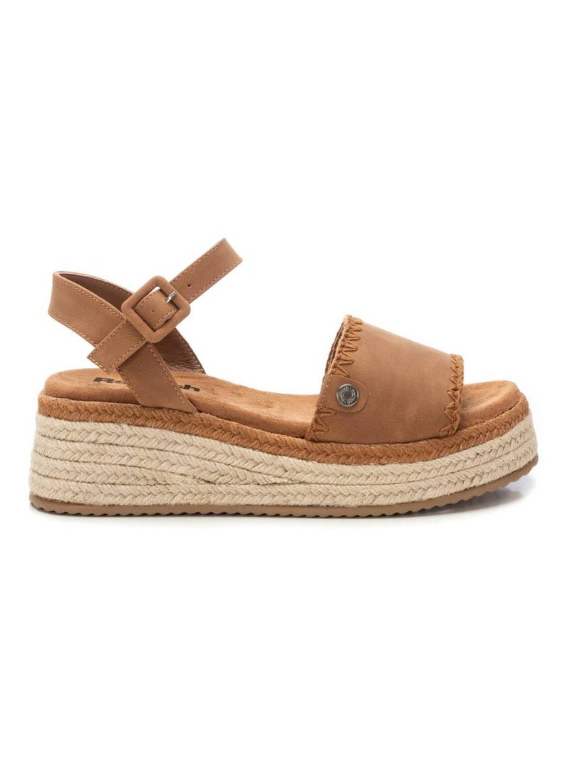 Sandales décontractées avec boucle Camel - Kiabi