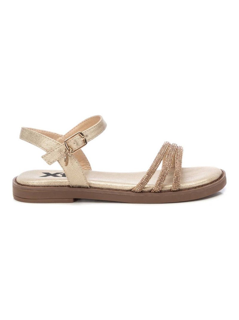 Sandales décontractées avec boucle Doré/or - Kiabi