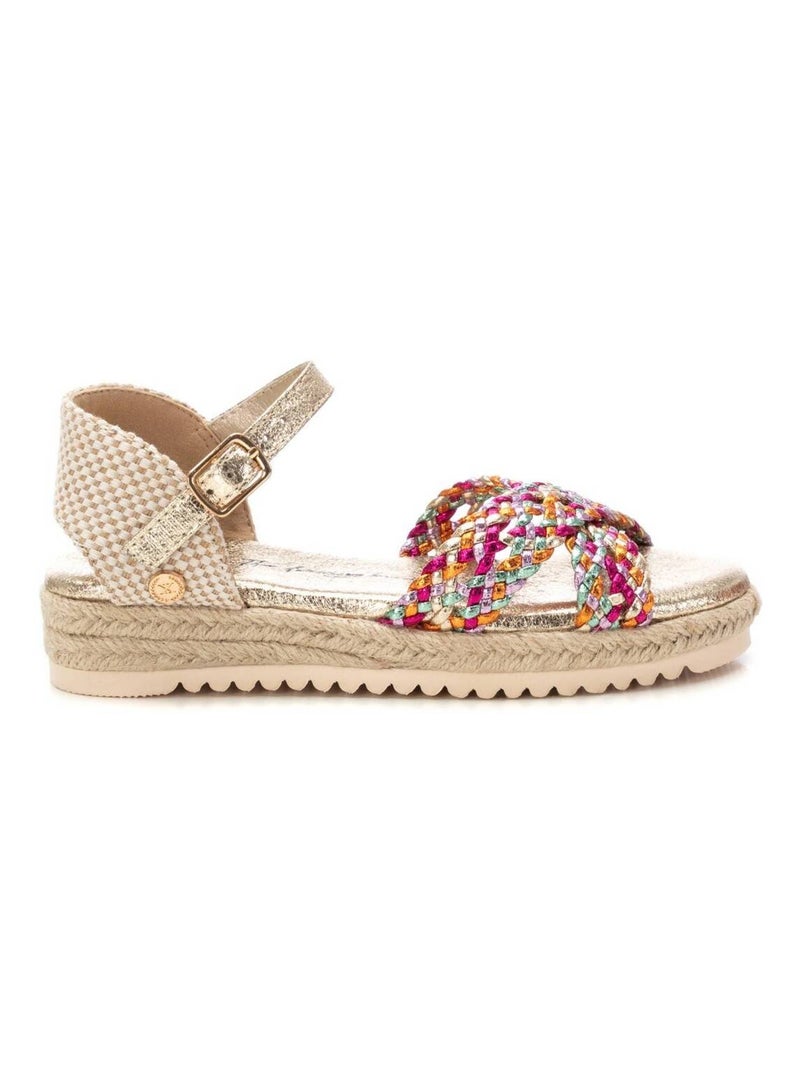 Sandales décontractées avec boucle Mauve lilas - Kiabi