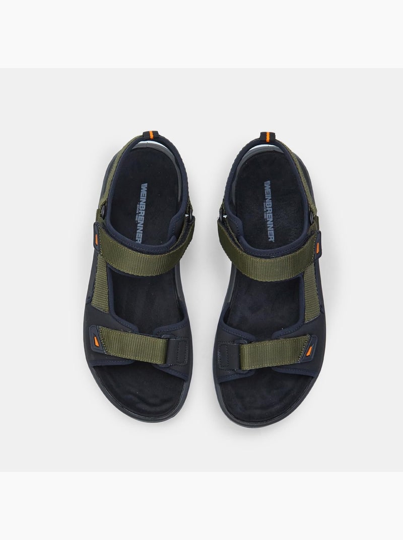 Sandales d'été casual Weinbrenner Vert - Kiabi