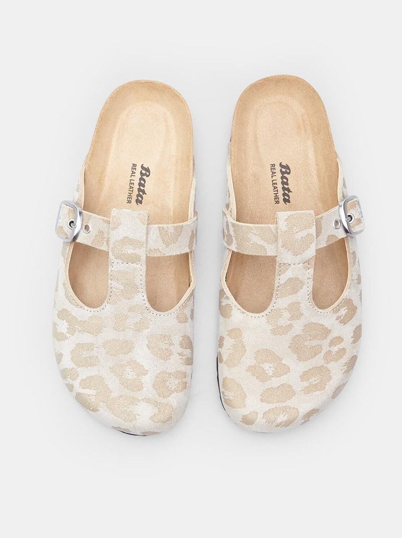 Sandales d'été décontractées BATA Beige - Kiabi