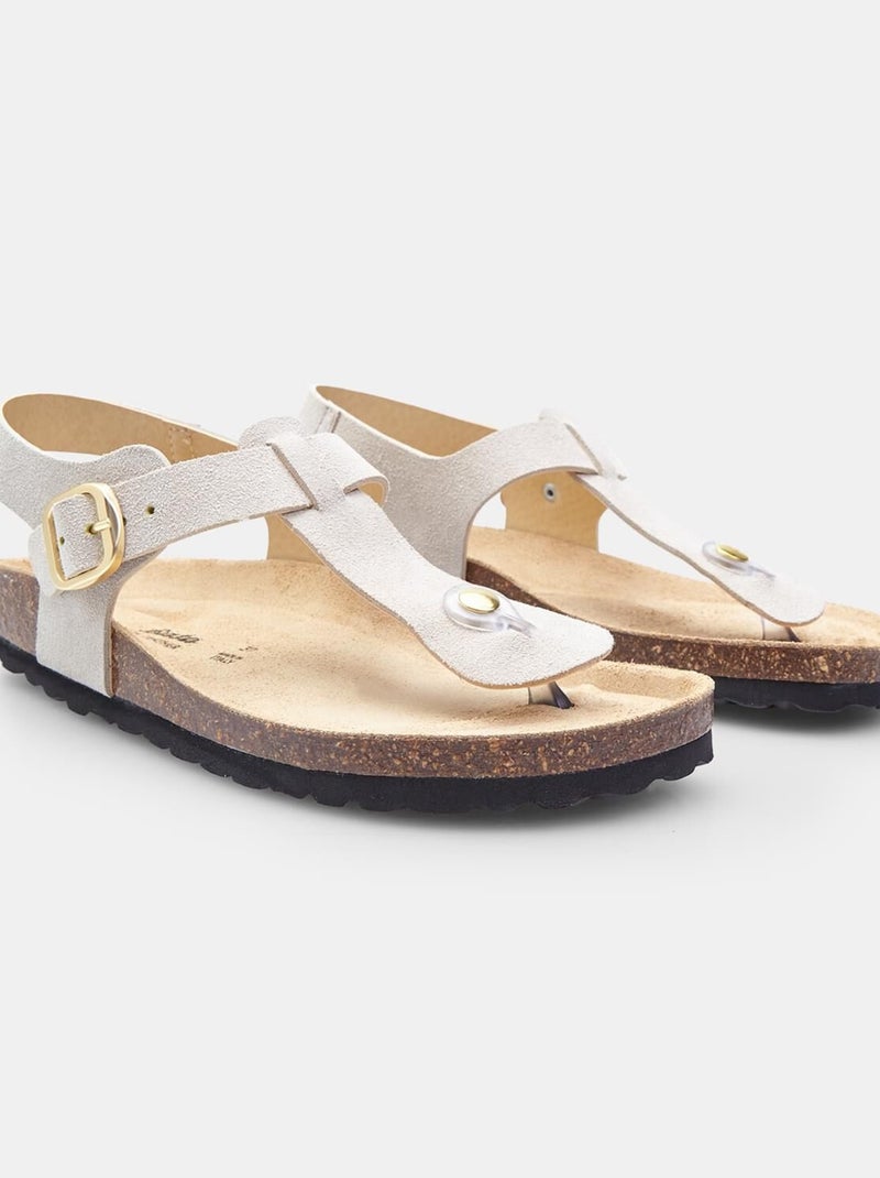 Sandales d'été décontractées BATA Beige - Kiabi