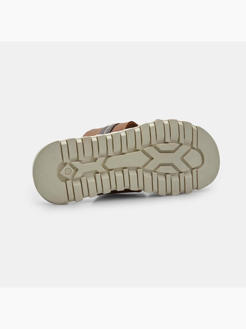 Sandales d'été décontractées BATA Marron - Kiabi