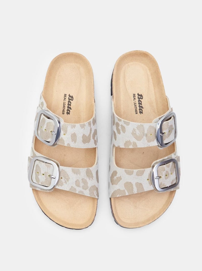 Sandales d'été décontractées pour femme Baťa Beige - Kiabi