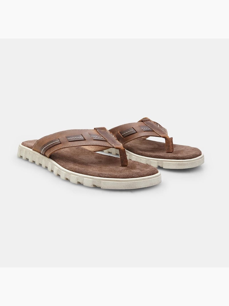 Sandales d'Été Décontractées pour Homme BATA Marron - Kiabi