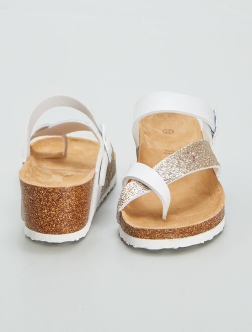 sandales compensées kiabi