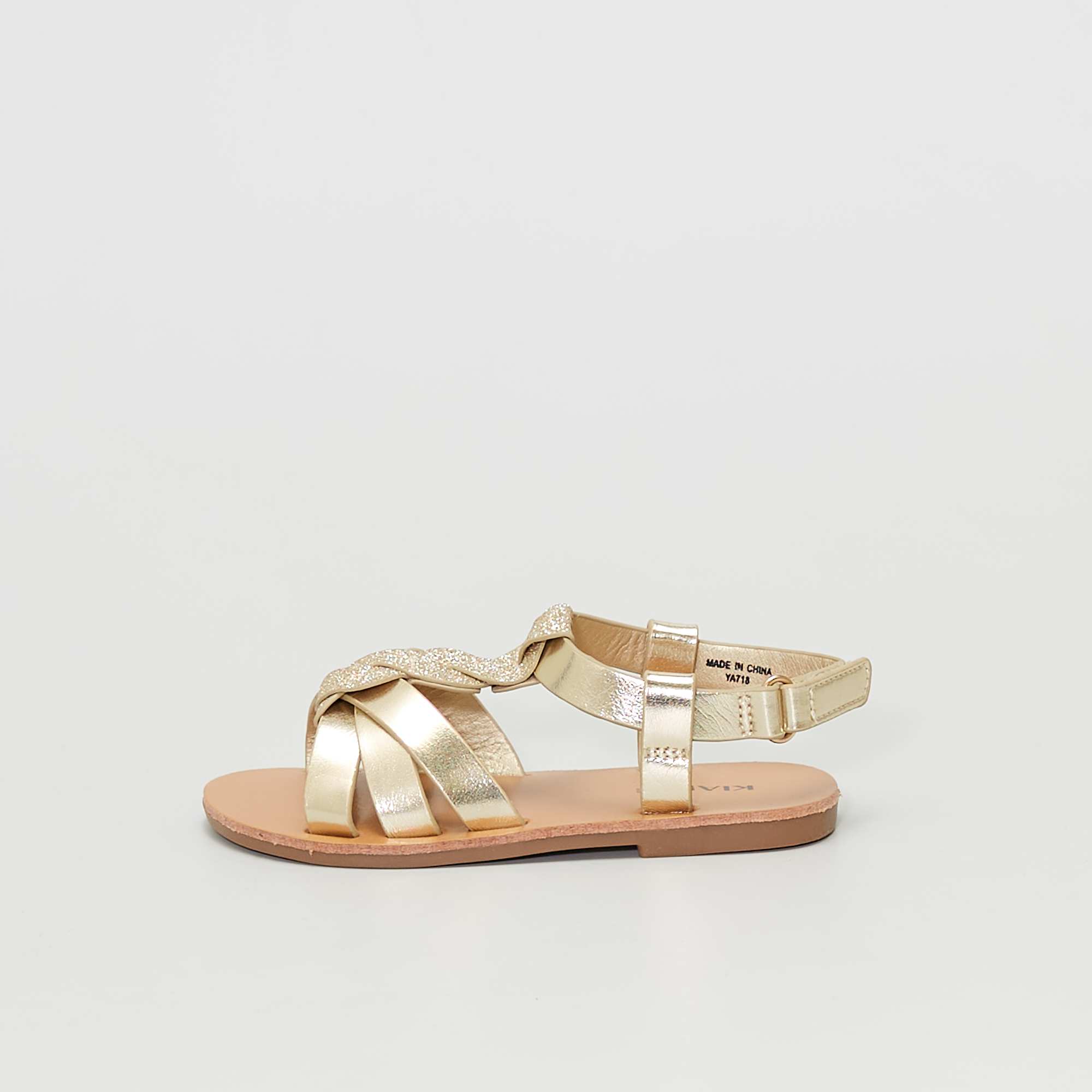 sandales dorées h&m