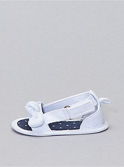 Sandales effet denim - Kiabi