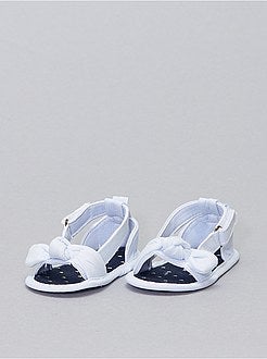 Sandales effet denim - Kiabi