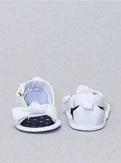 Sandales effet denim - Kiabi