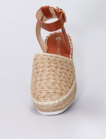 Sandales effet tressé