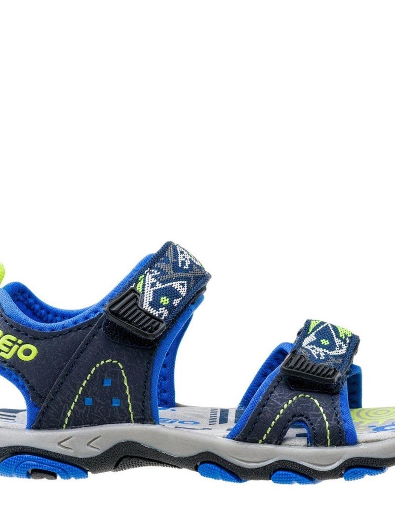 Sandales elsi - bejo Bleu marine - Kiabi