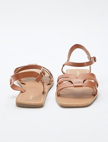 Sandales en bride croisée