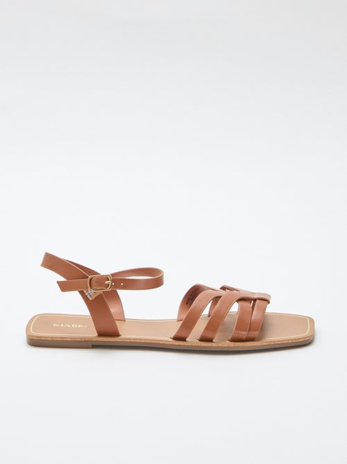 Sandales en bride croisée - Kiabi