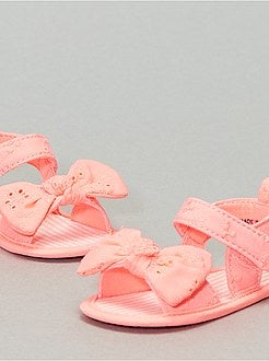 Sandales en broderie anglaise - Kiabi