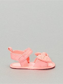 Sandales en broderie anglaise - Kiabi