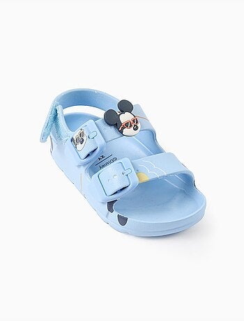 Sandales en caoutchouc avec fermeture à boucle et à scratch Mickey