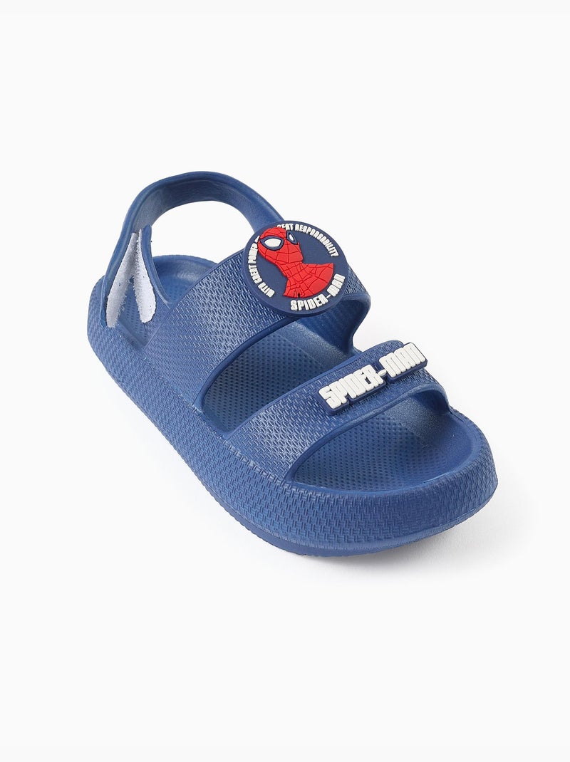 Sandales en caoutchouc avec semelle antidérapante Spider-Man Bleu foncé - Kiabi