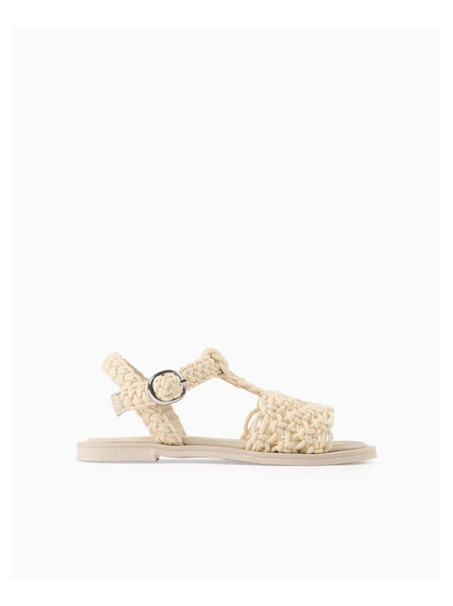 Sandales en Corde avec Boucle - Kiabi