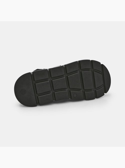 Sandales en cuir avec plateforme BATA - Kiabi