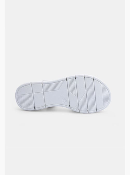 Sandales en cuir avec plateforme BATA - Kiabi