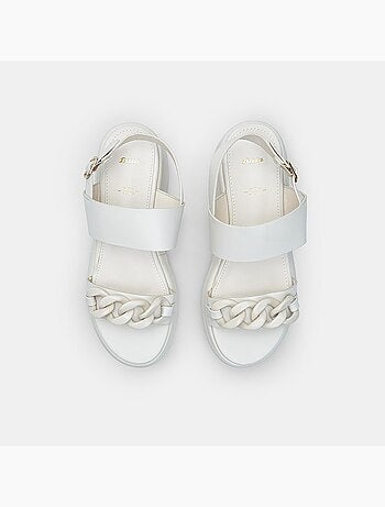 Sandales en cuir avec platform 5 cm bata