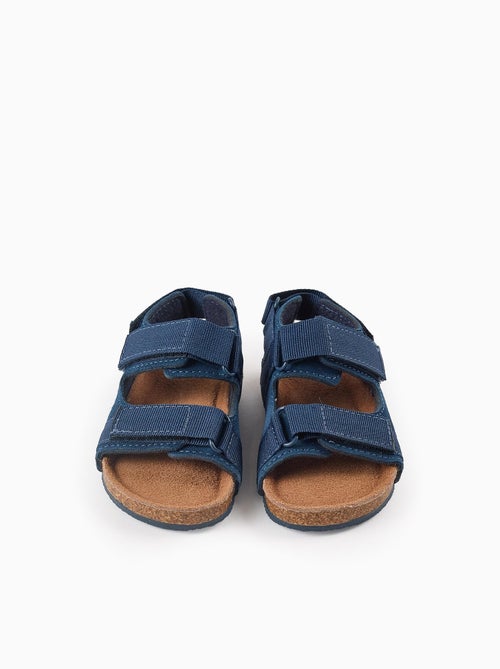 Sandales en Cuir avec Semelle en Liège - Kiabi