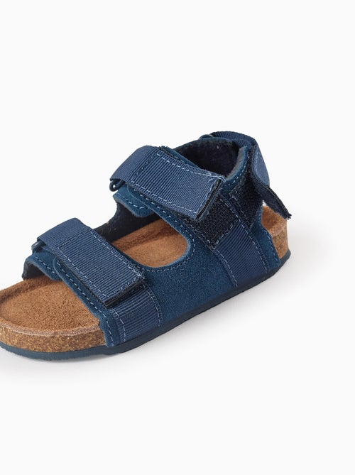 Sandales en Cuir avec Semelle en Liège - Kiabi