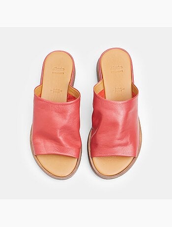 Sandales en cuir avec talon BATA