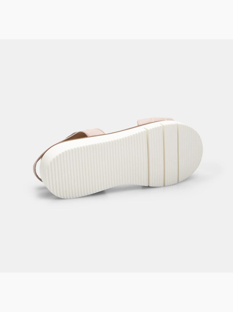 Sandales en cuir BATA Beige - Kiabi