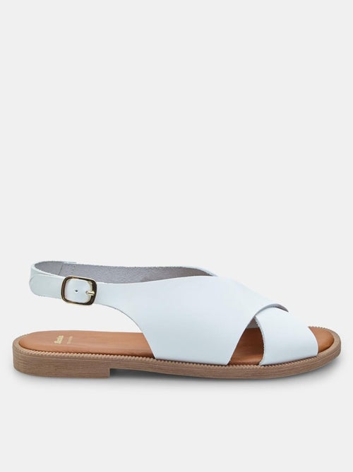Sandales en cuir BATA  confortables - Kiabi
