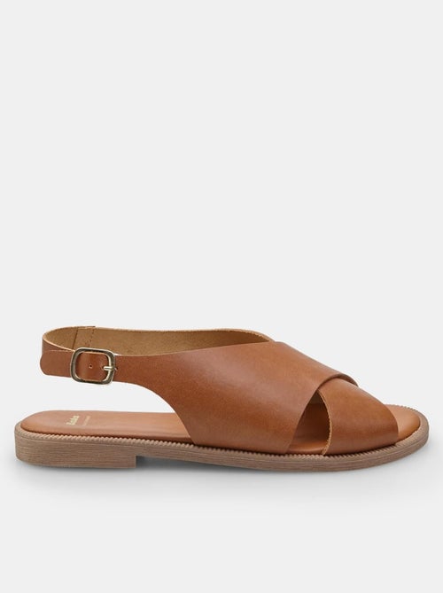 Sandales en cuir BATA  confortables - Kiabi
