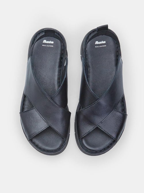 Sandales en cuir BATA  confortables - Kiabi