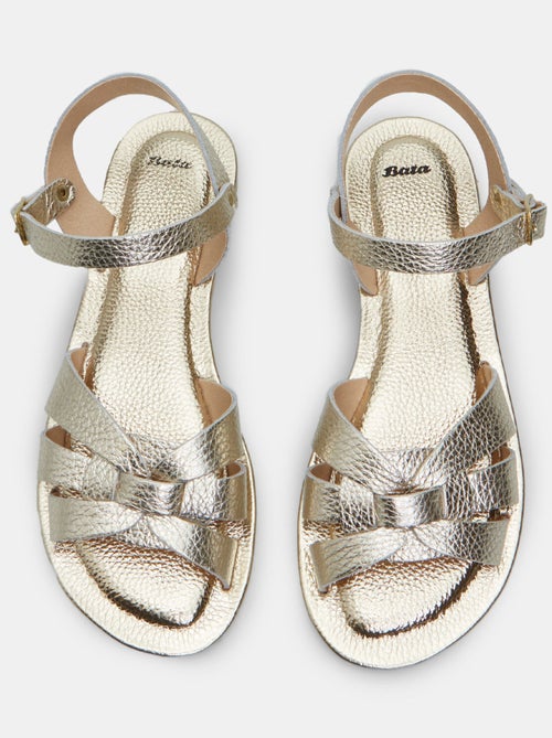 Sandales en cuir BATA - Kiabi