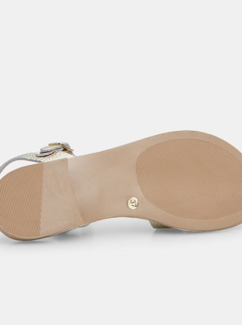 Sandales en cuir BATA - Kiabi