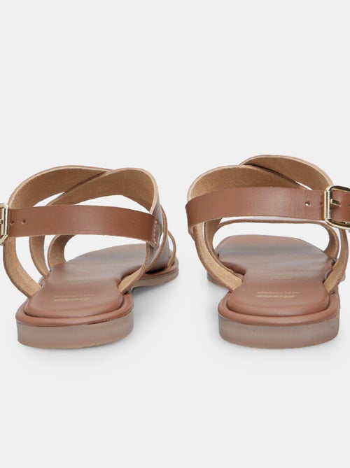 Sandales en cuir BATA - Kiabi