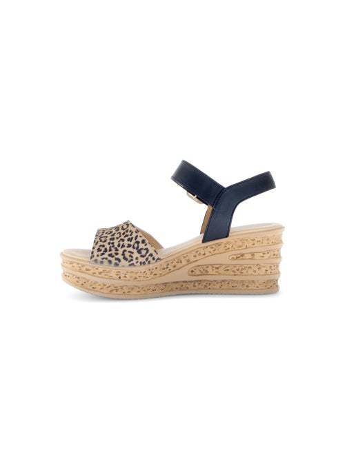Sandales  en cuir - Kiabi