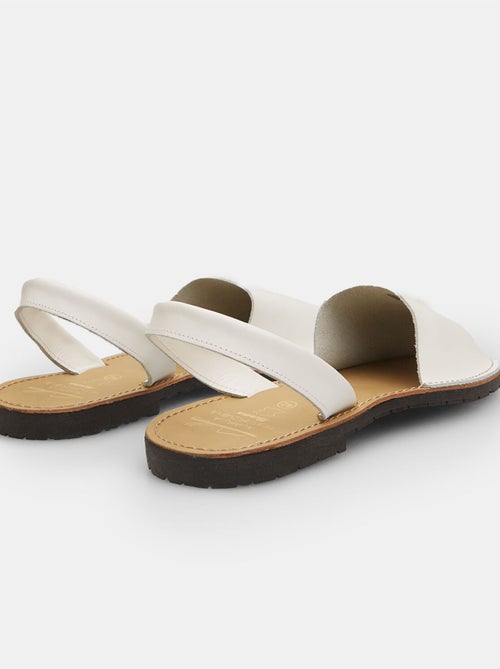 Sandales en cuir - Kiabi