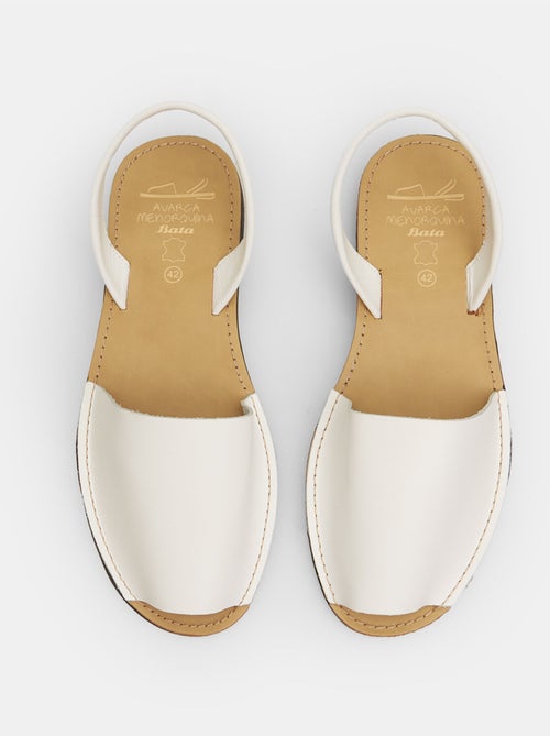 Sandales en cuir - Kiabi