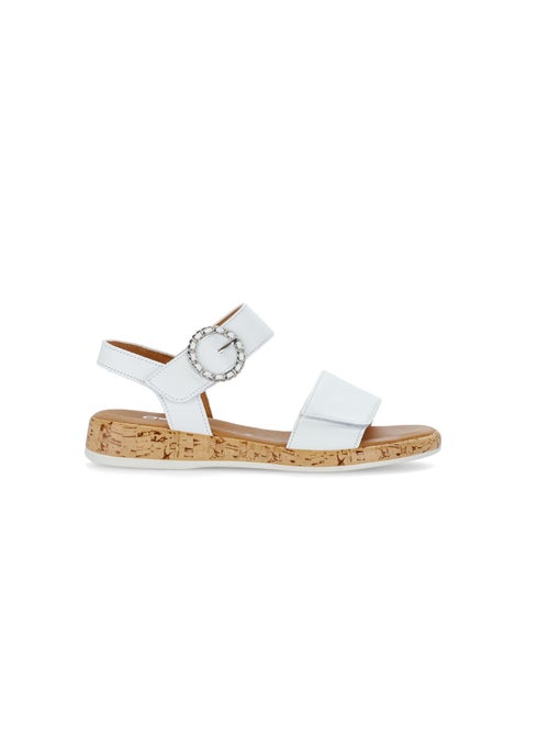 Sandales  en cuir - Kiabi
