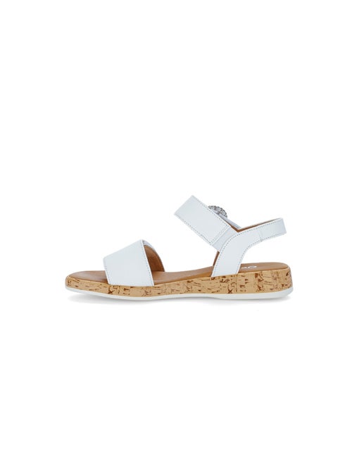 Sandales  en cuir - Kiabi